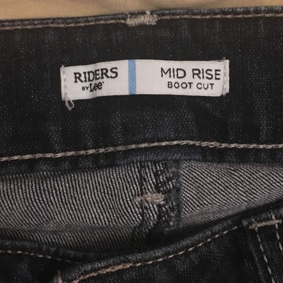 Lee Rider Boot Cut Mid Rise Jeans - Picture 3 of 6